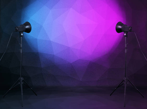 istock studio in room with neon lights 1195894588
