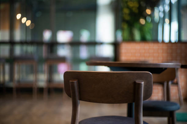 istock Chair Interior of a modern restaurant or bar 1195894612