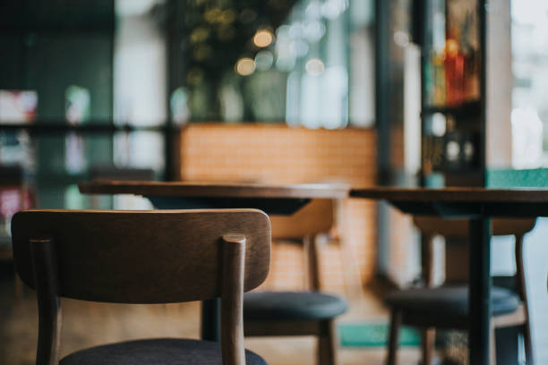istock Chair Interior of a modern restaurant or bar 1195894613