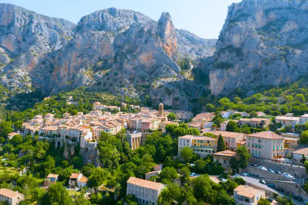 Photo of The Village of Moustiers-Sainte-Marie, Provence, France