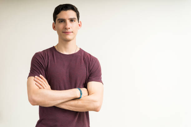 istock Smart Man Standing Against Isolated Background 1195898804
