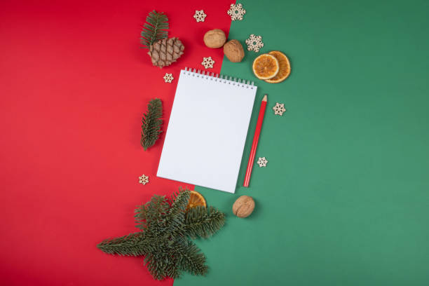 istock New Year plans or dreams on traditional colours. 1195902074