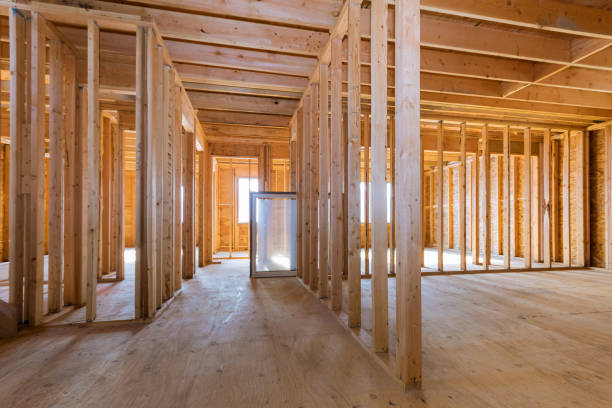 istock Interior view of a house under construction 1195903016