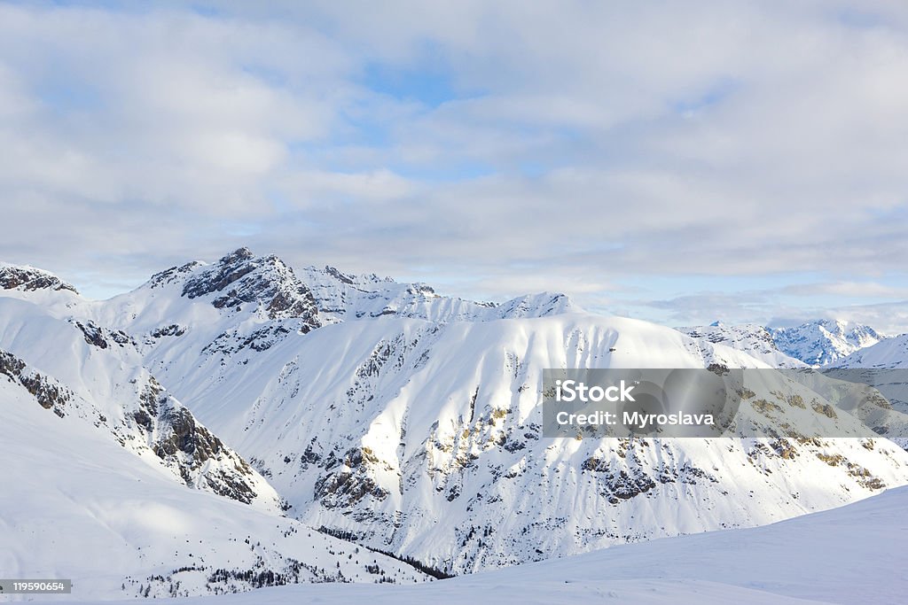 Vetta montuosa - Foto stock royalty-free di Alpi