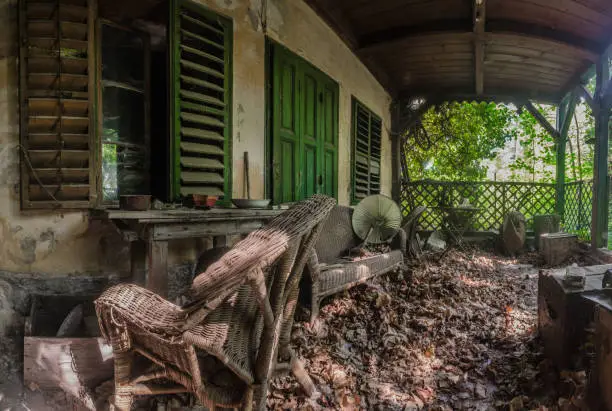 Photo of Terrace with objects of a villa panorama