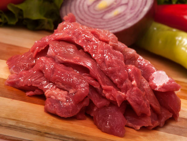 istock Raw Chopped Meat & Fresh Vegetables 1195908857