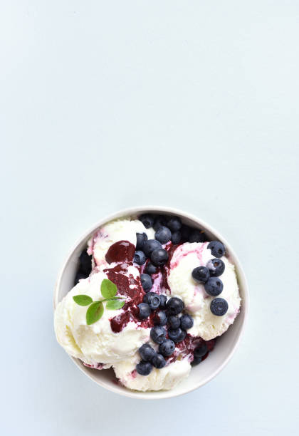 istock Vanilla blueberry ice cream 1195909165
