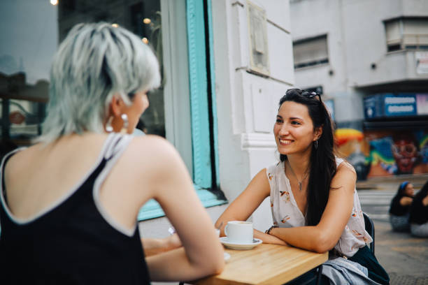 istock Sitting and talking in San Telmo, Buenos Aires 1195918900