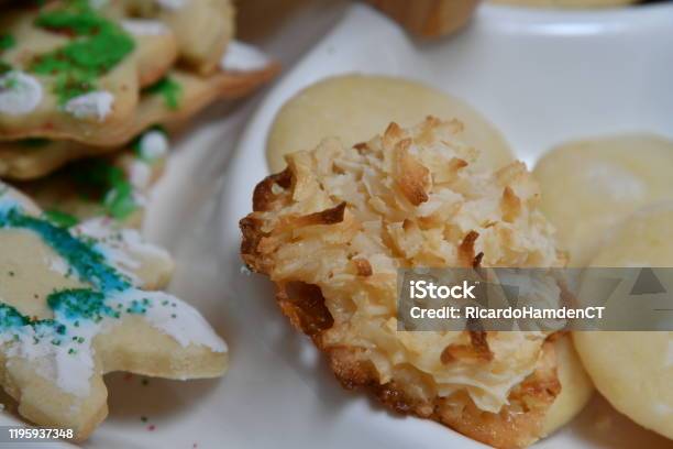 Macaroon Cookie Stock Photo - Download Image Now - Baking, Cookie, Horizontal