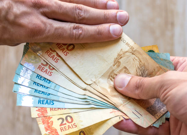 istock Brazilian money 1195937441