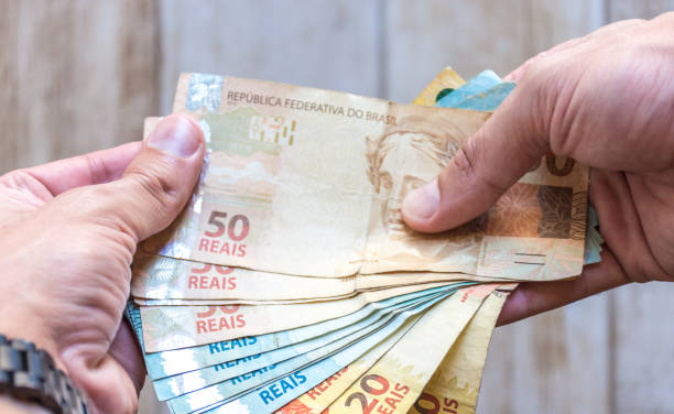 istock Brazilian money 1195937442