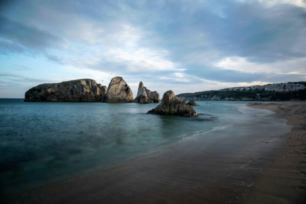 Black Sea Sile coast with cliffs and sea