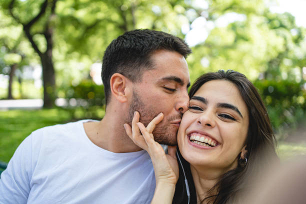 istock Love and affection of a boyfriend 1195943833