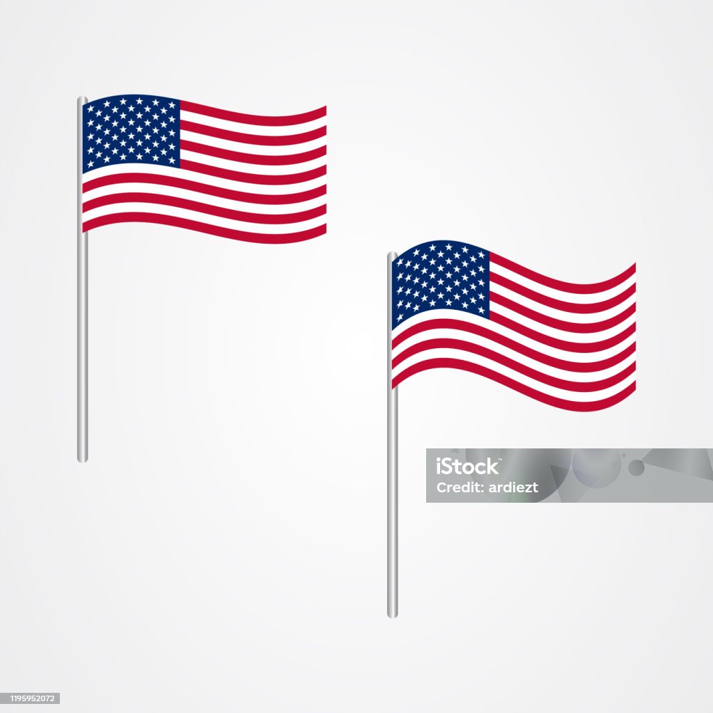 アメリカ合衆国旗ベクトル - イラスト素材...