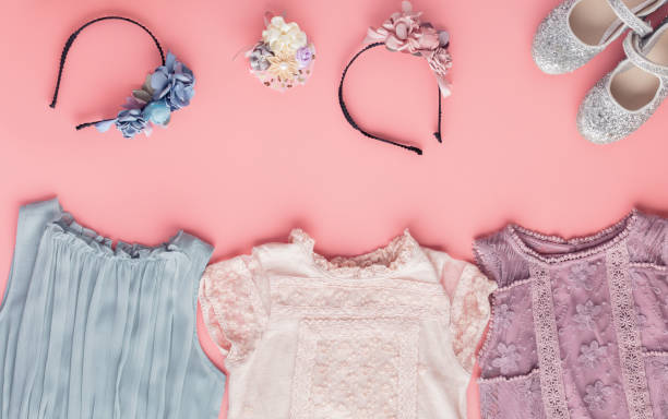istock Fashion background on pink 1195953081