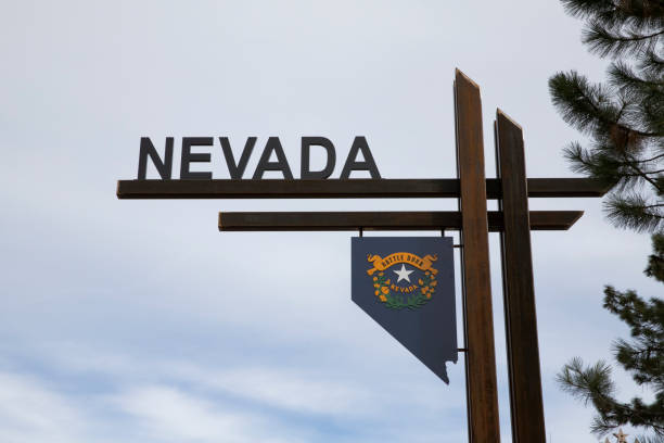 istock State of Nevada Welcome Sign 1195954773