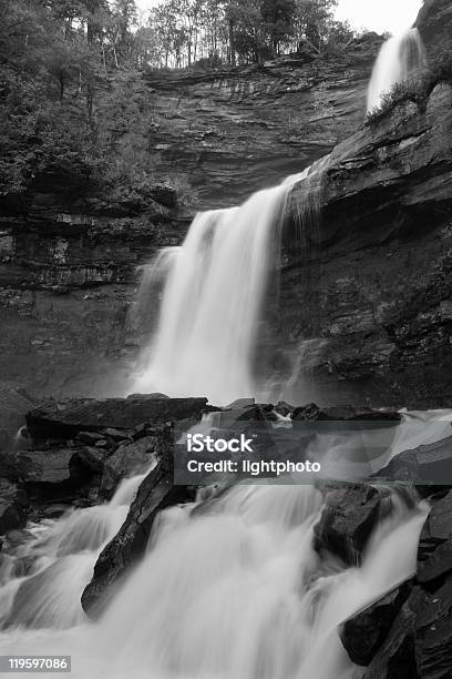 Rapids Below Kaaterskill Falls Stock Photo - Download Image Now - Appalachia, Black And White, Autumn