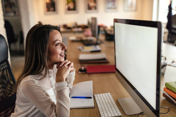 istock Business women working on computer 1195974650