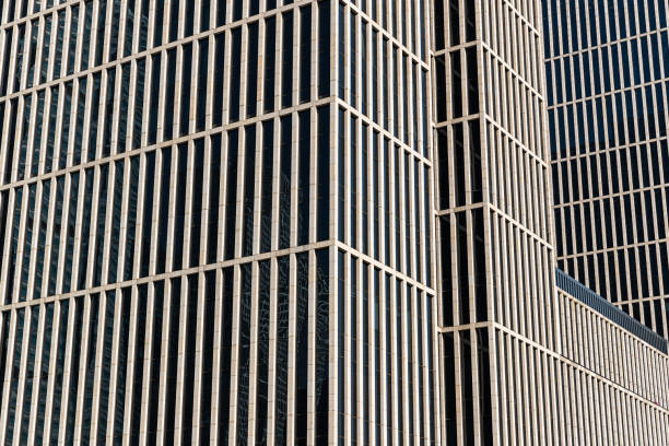istock Glass facade of modern office building 1195980063