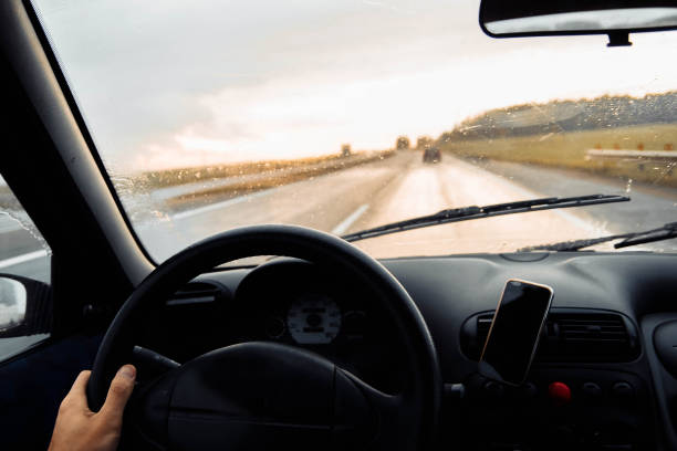 istock Driving a car on a summer sunny day. 1195986915