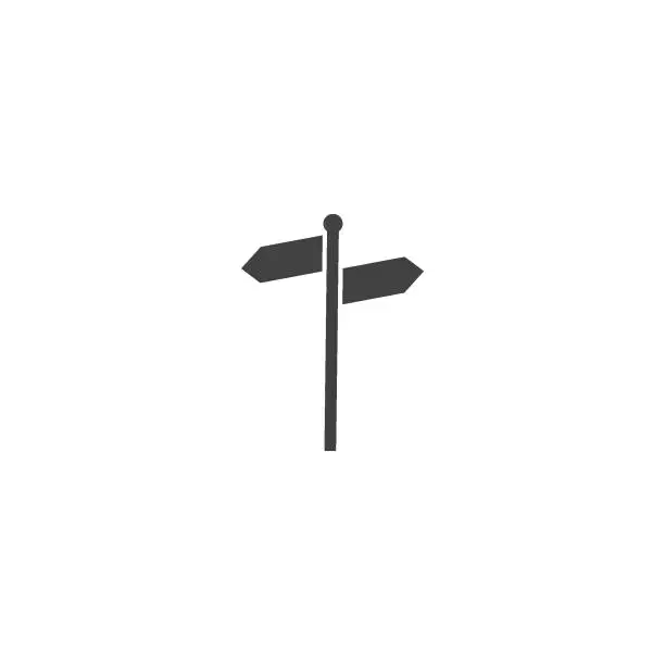 Vector illustration of Direction icon