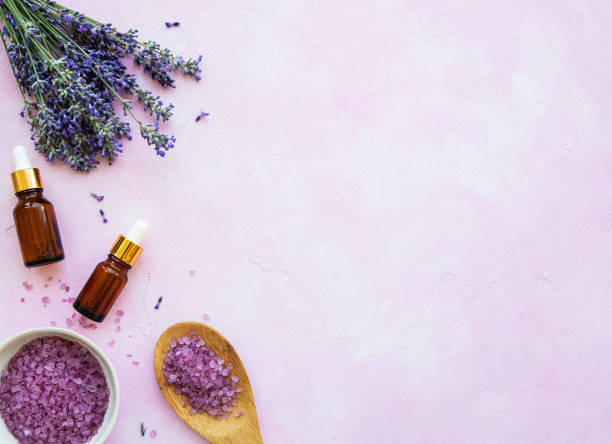 istock flat lay composition with lavender flowers and natural cosmetic 1195994807