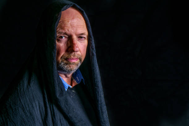 istock Balding mature man portrait 1195996002