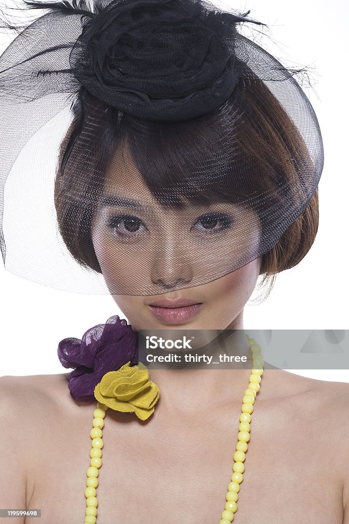 Hermoso Retrato de joven asiática modelo - Foto de stock de Chino - Oriental libre de derechos