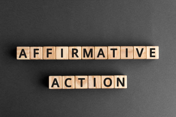 istock affirmative action- phrase words from wooden blocks with letters 1196000644