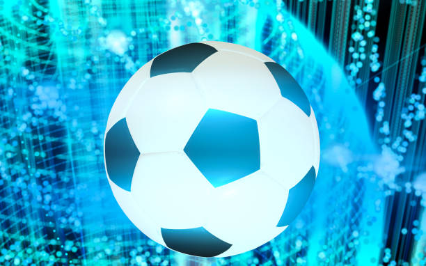 istock Soccer ball in goal 1196000747