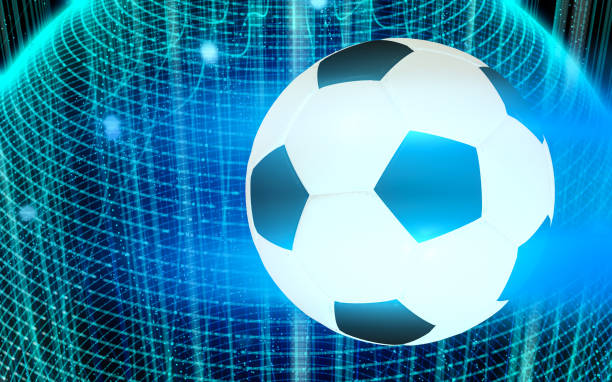 istock Soccer ball in goal 1196000763