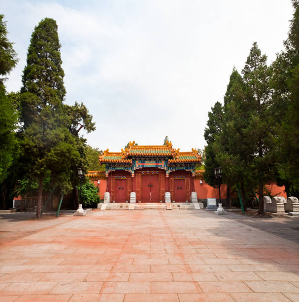 istock Temple Gate in Xihuang Temple, Beijing, China 1196002796