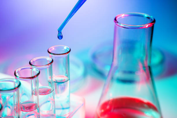 istock science laboratory test tubes , laboratory equipment 1196004424