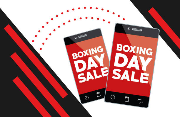 istock boxing day sale poster with smartphones 1196004537