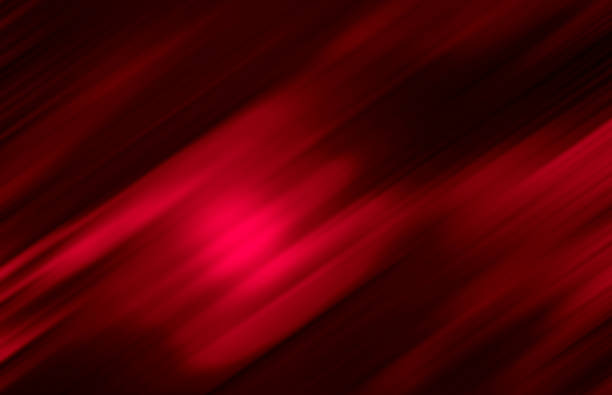 abstracto rojo y negro son patrones de luz con el degradado es el con la pared de suelo textura metal suave tecnología diagonal fondo negro oscuro elegante limpio moderno. - nobody copy space equipment high up fotografías e imágenes de stock