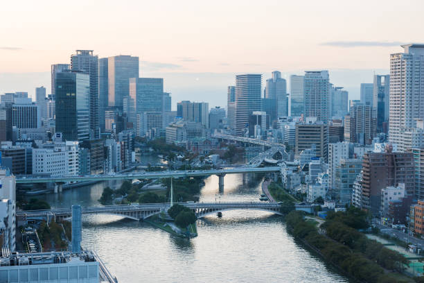 istock Nakanoshima cityscape 1196005373