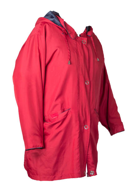 istock female coat with a hood Isolated on a white background. 1196005726