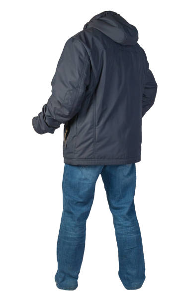 istock men's jacket and jeans isolated on white background. 1196005759