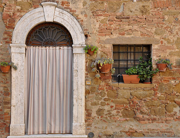 Beautifully decorated porch in Tuscany