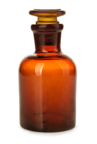 Organic honey bottle