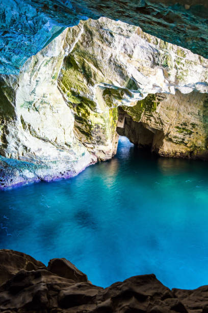 istock Karst cave in the limestone mountain 1196017170
