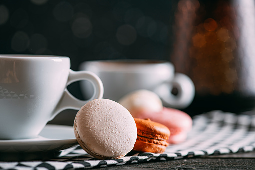Delicious Macaroons and Coffee