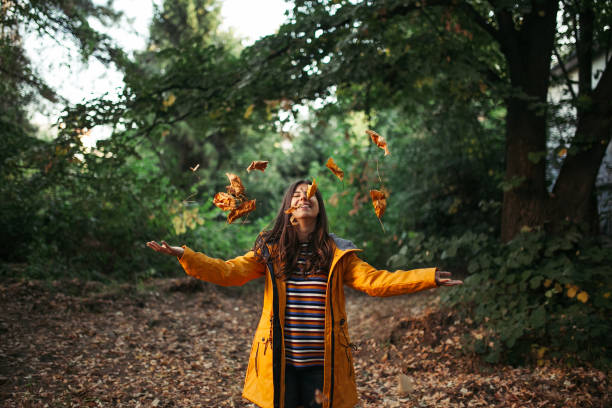 istock Young girl in forest 1196020154