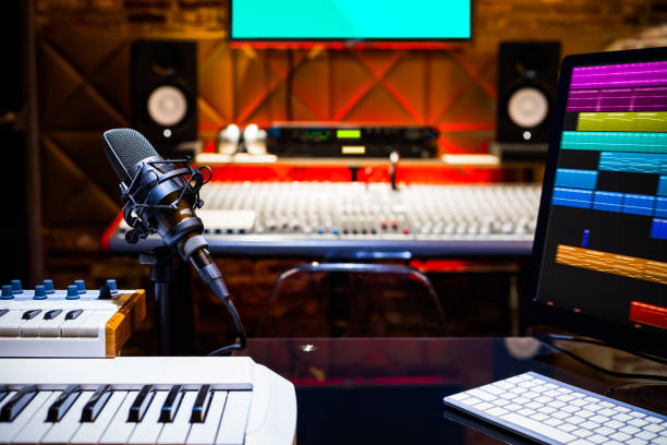 istock professional recording equipment in home recording studio 1196022994