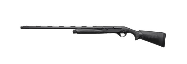 istock Modern semi-automatic left-handed shotgun isolate on white background. Modern weapons on a light background. 1196028214