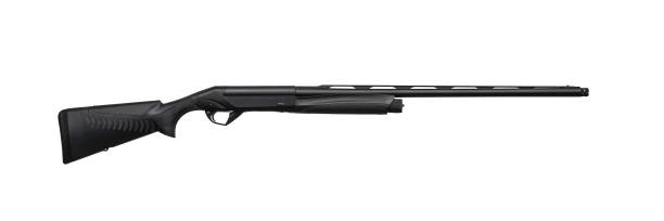 istock Modern semi-automatic left-handed shotgun isolate on white background. Modern weapons on a light background. 1196028282