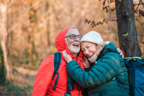 istock Happy couple spending time in the nature 1196028466