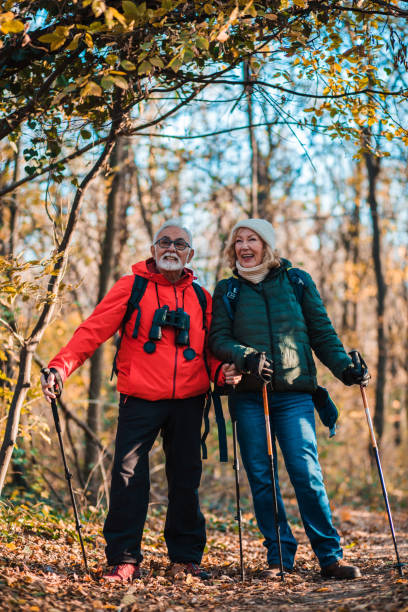 istock Portrait of two happy persons 1196028488