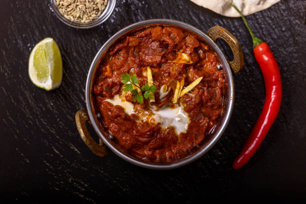 istock overview of indian chicken tikka masala 1196031456