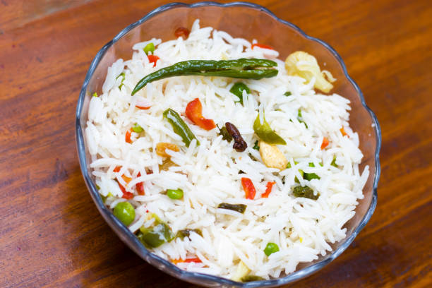 istock delicious Indian fried rice ready for serve 1196031685